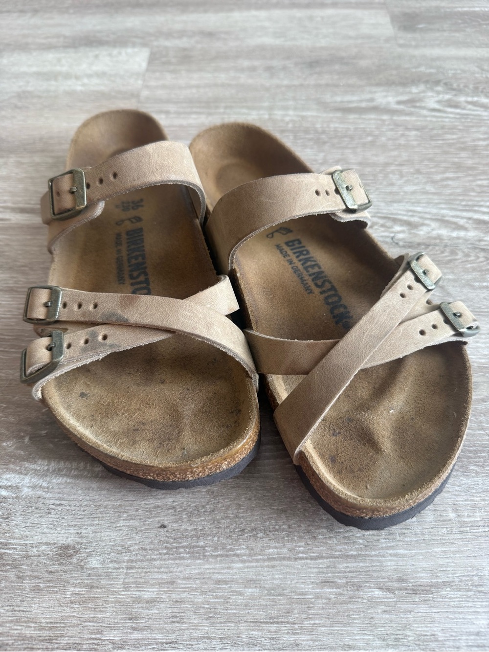 Franca Birkenstock Tobacco Oiled Leather - Tan